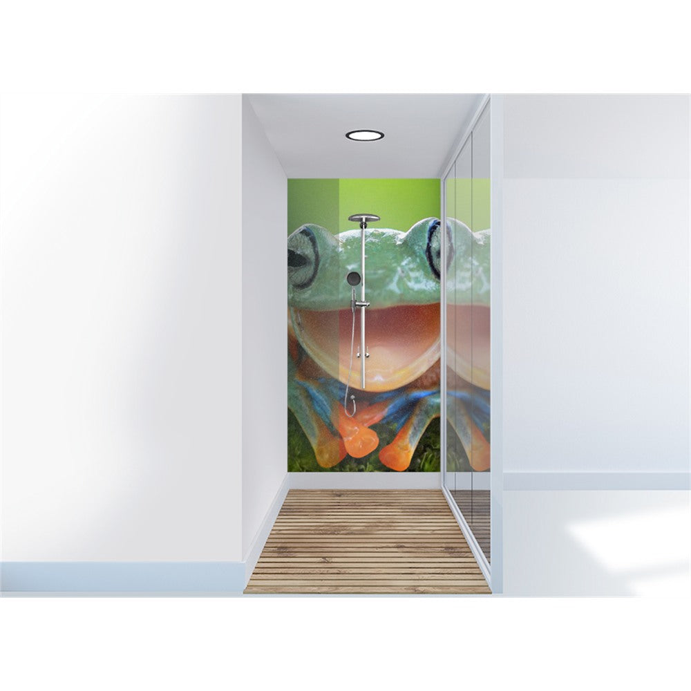 Panneau mural douche VIPANEL - Inspiration nature Grenouille - Finition brillant