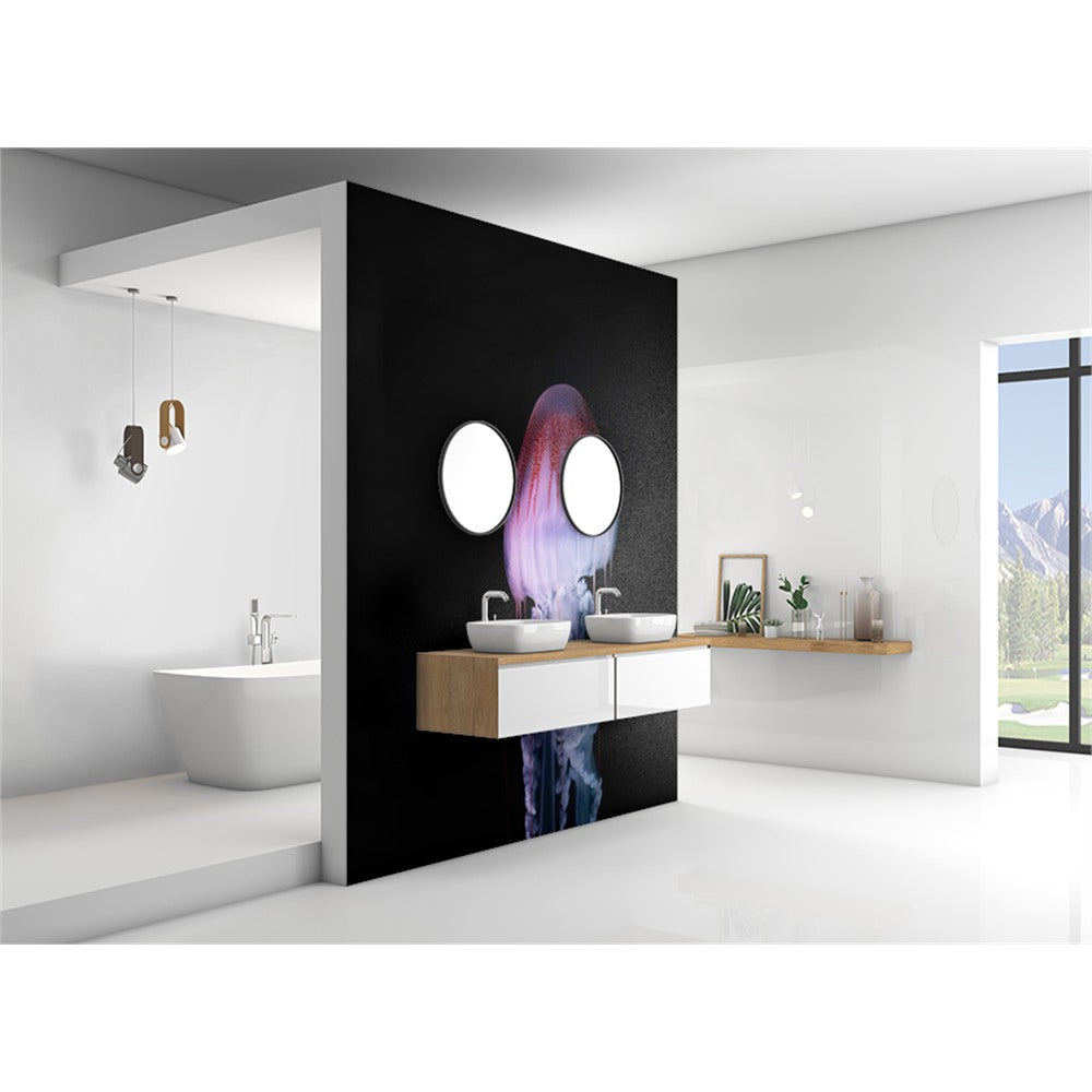 Panneau mural douche VIPANEL - Inspiration nature Meduse 2 - Finition brillant
