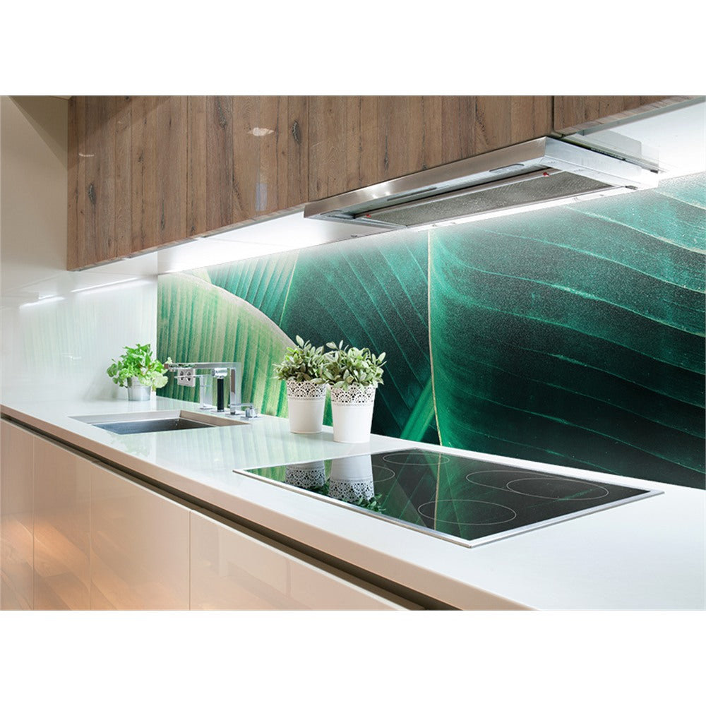 Panneau mural douche VIPANEL - Inspiration nature Feuille tropicale - Finition brillant