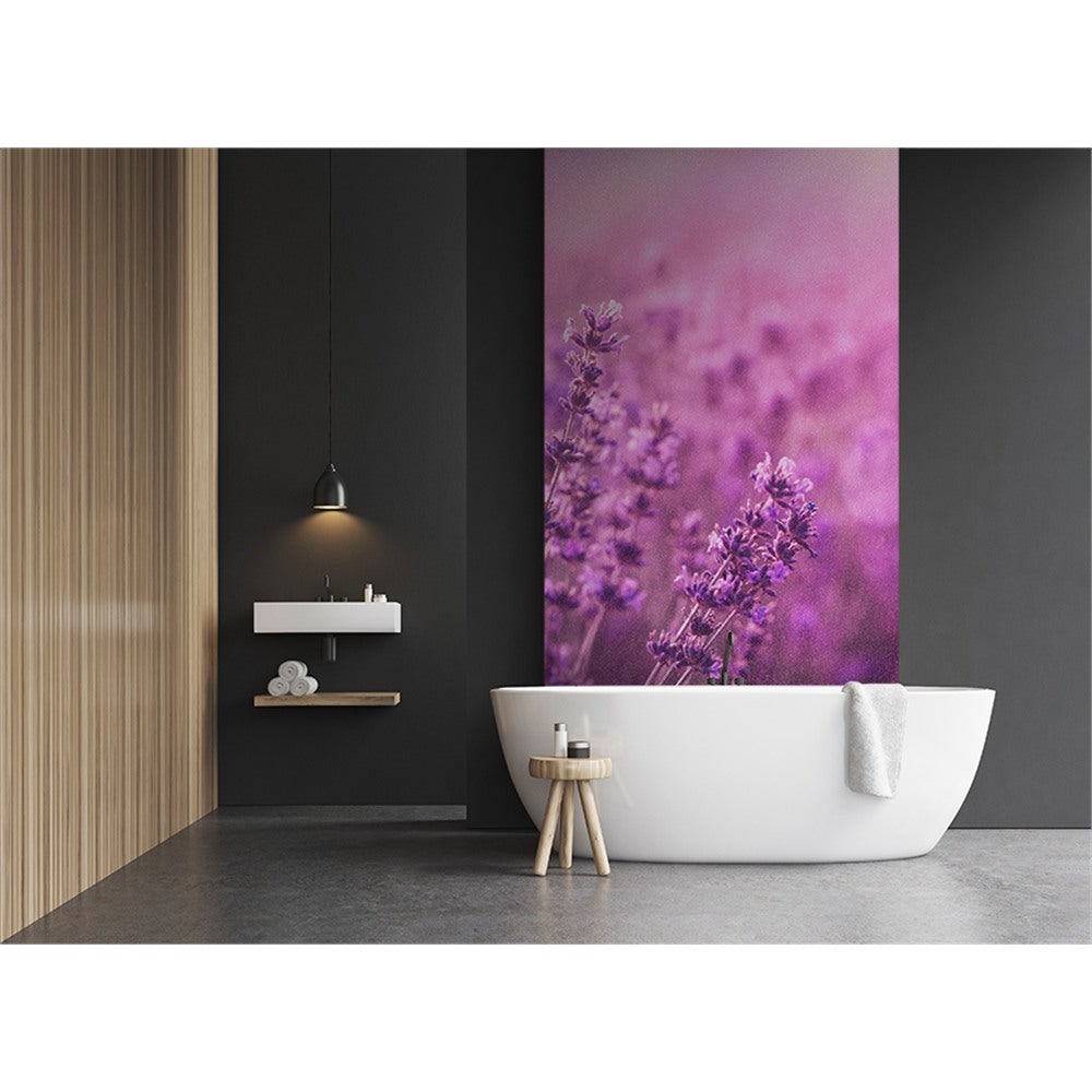 Panneau mural douche VIPANEL - Inspiration nature Lavande - Finition brillant
