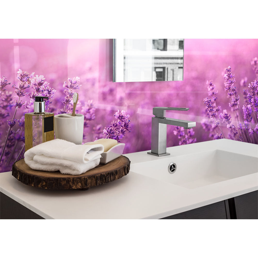Panneau mural douche VIPANEL - Inspiration nature Lavande - Finition brillant