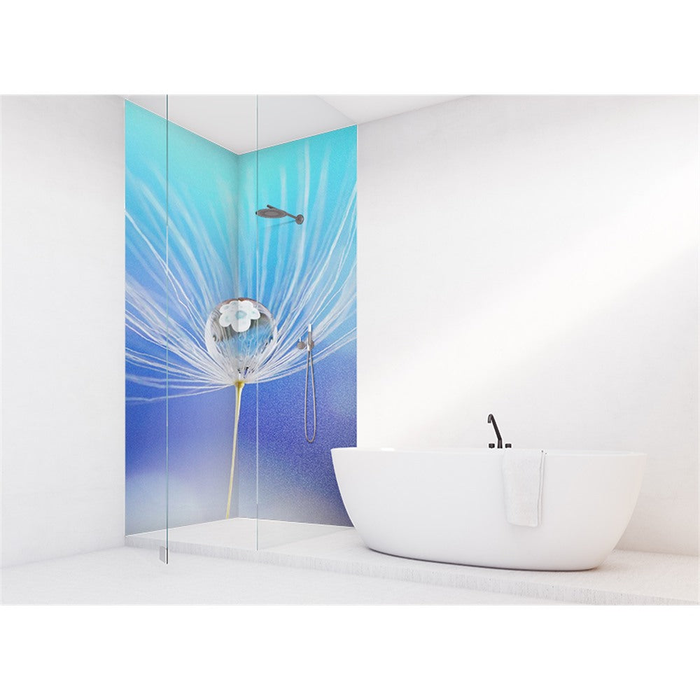 Panneau mural douche VIPANEL - Inspiration nature Goutte d'eau - Finition brillant