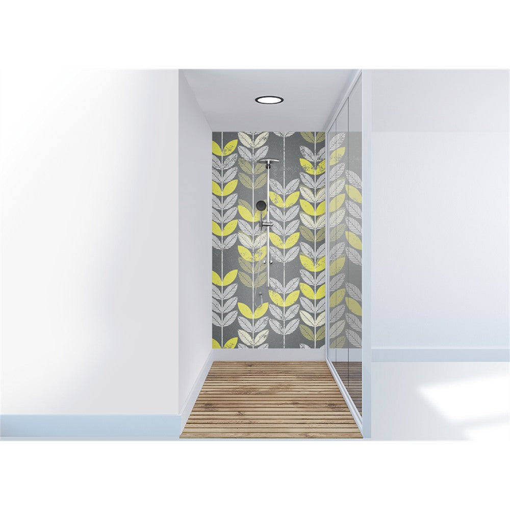Panneau mural douche VIPANEL - Inspiration nature Fleurs vintage - Finition mat
