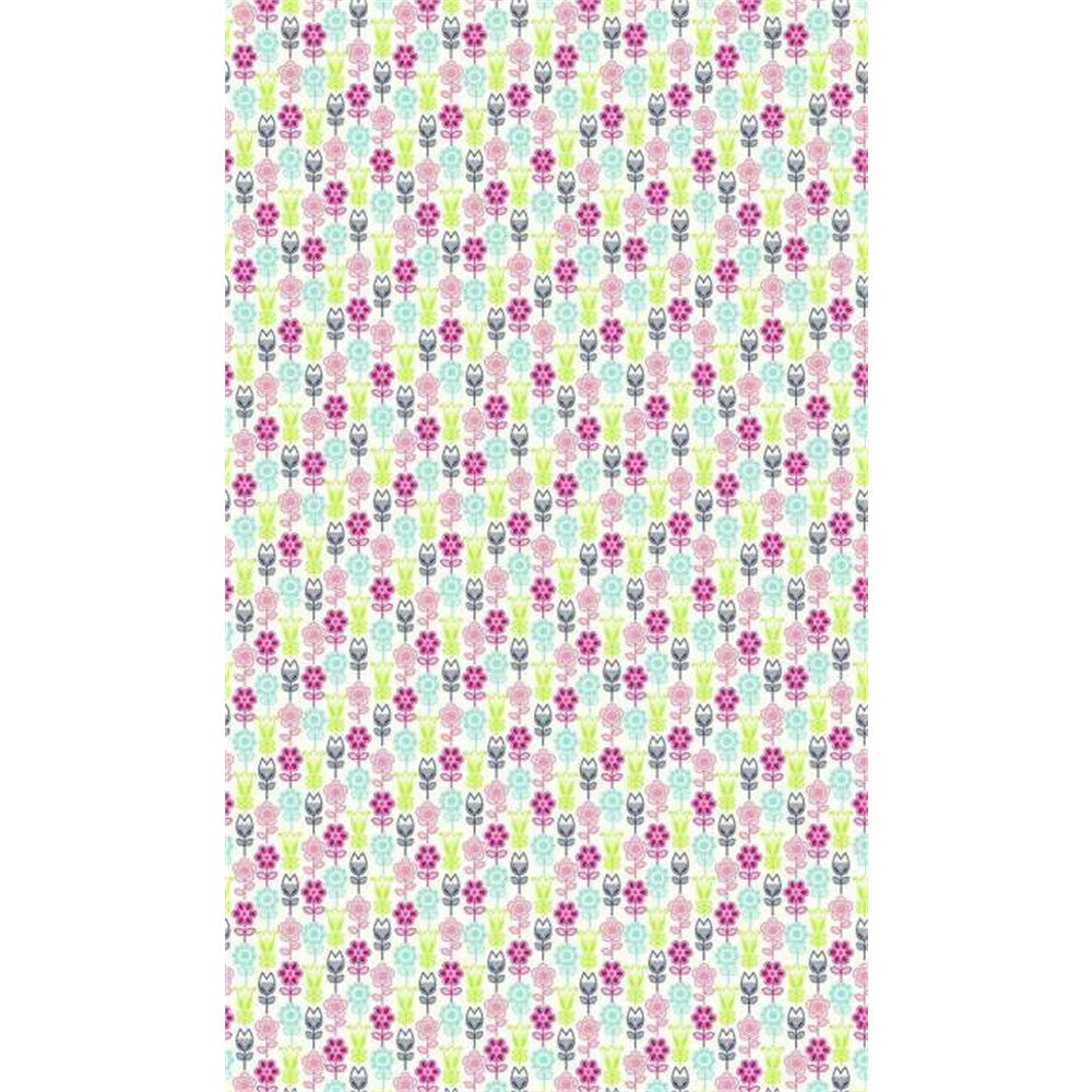 Panneau mural douche VIPANEL - Inspiration nature Fleurs graphiques - Finition mat