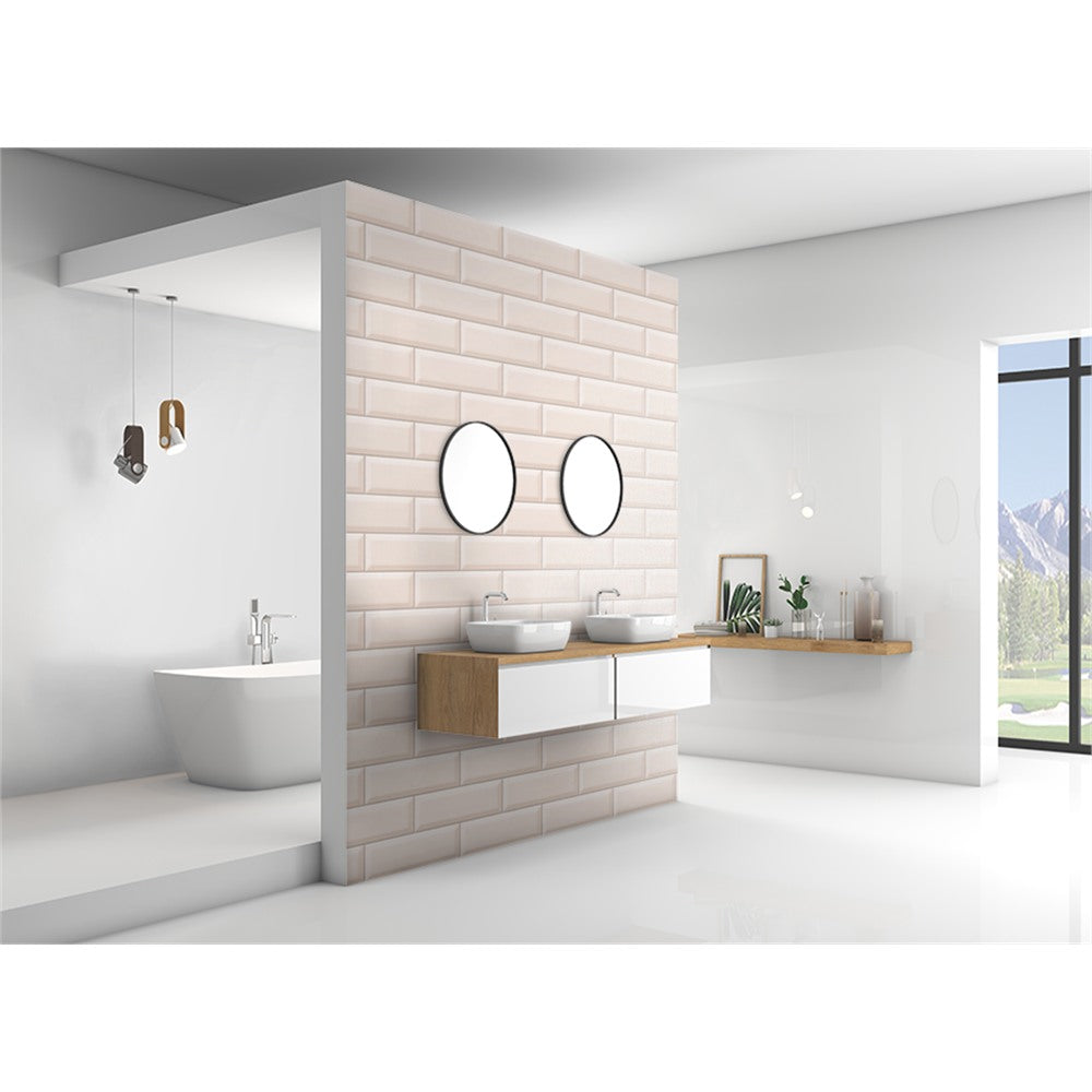 Panneau mural douche VIPANEL - Carrelage Berlin - Finition brillant