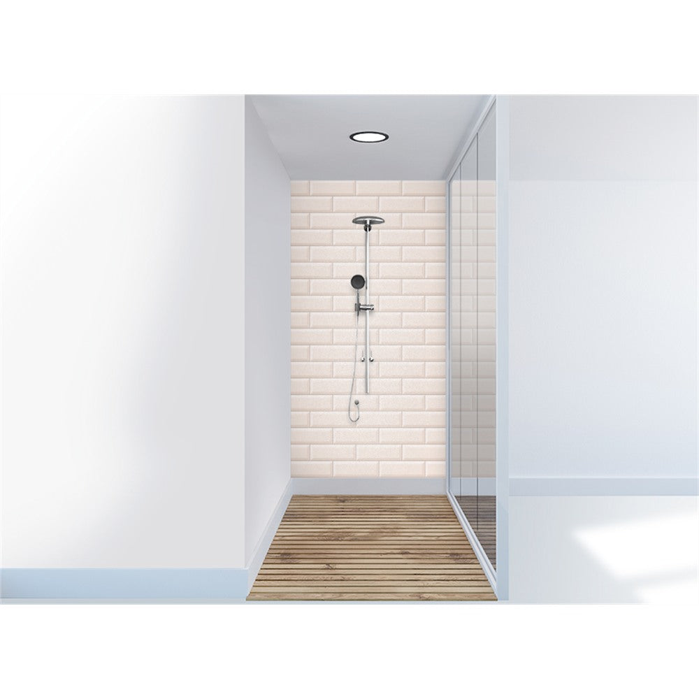 Panneau mural douche VIPANEL - Carrelage Berlin - Finition brillant