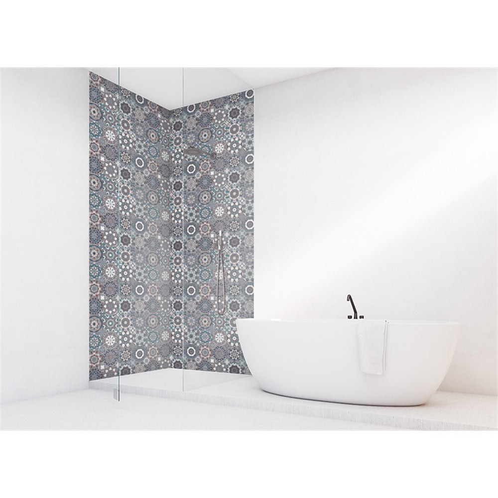 Panneau mural douche VIPANEL - Carrelage Carreaux orientaux - Finition brillant