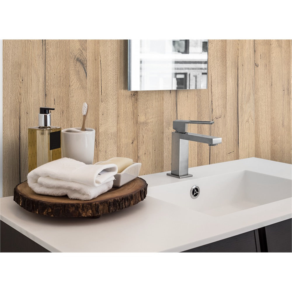 Panneau mural douche VIPANEL - Bois Chêne clair - Finition - Finition mat