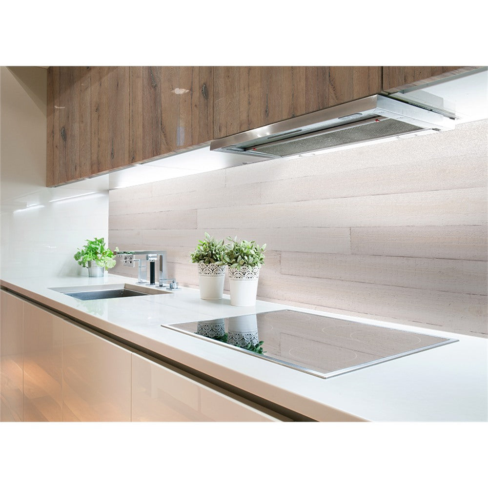 Panneau mural douche VIPANEL - Bois peint naturel - Finition - Finition mat