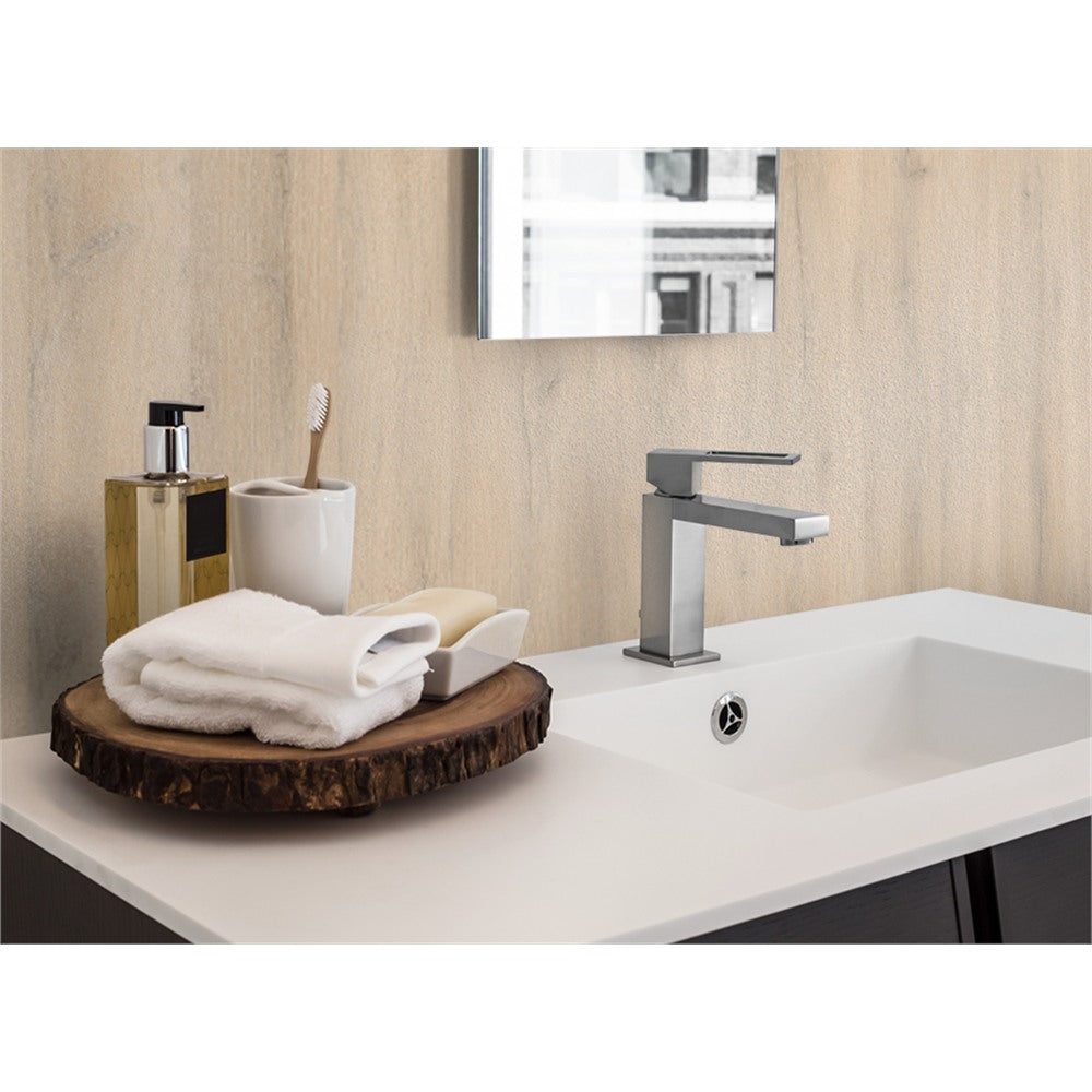 Panneau mural douche VIPANEL - Bois Chêne naturel - Finition - Finition mat