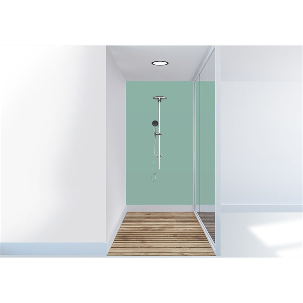 Panneau mural douche VIPANEL - Couleur Unie NCS3050-B90G - Finition velvet