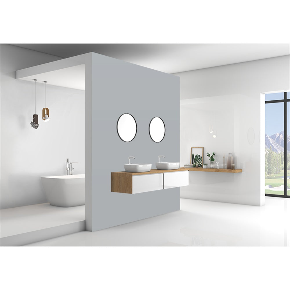 Panneau mural douche VIPANEL - Couleur Unie NCS4005-B20G - Finition velvet
