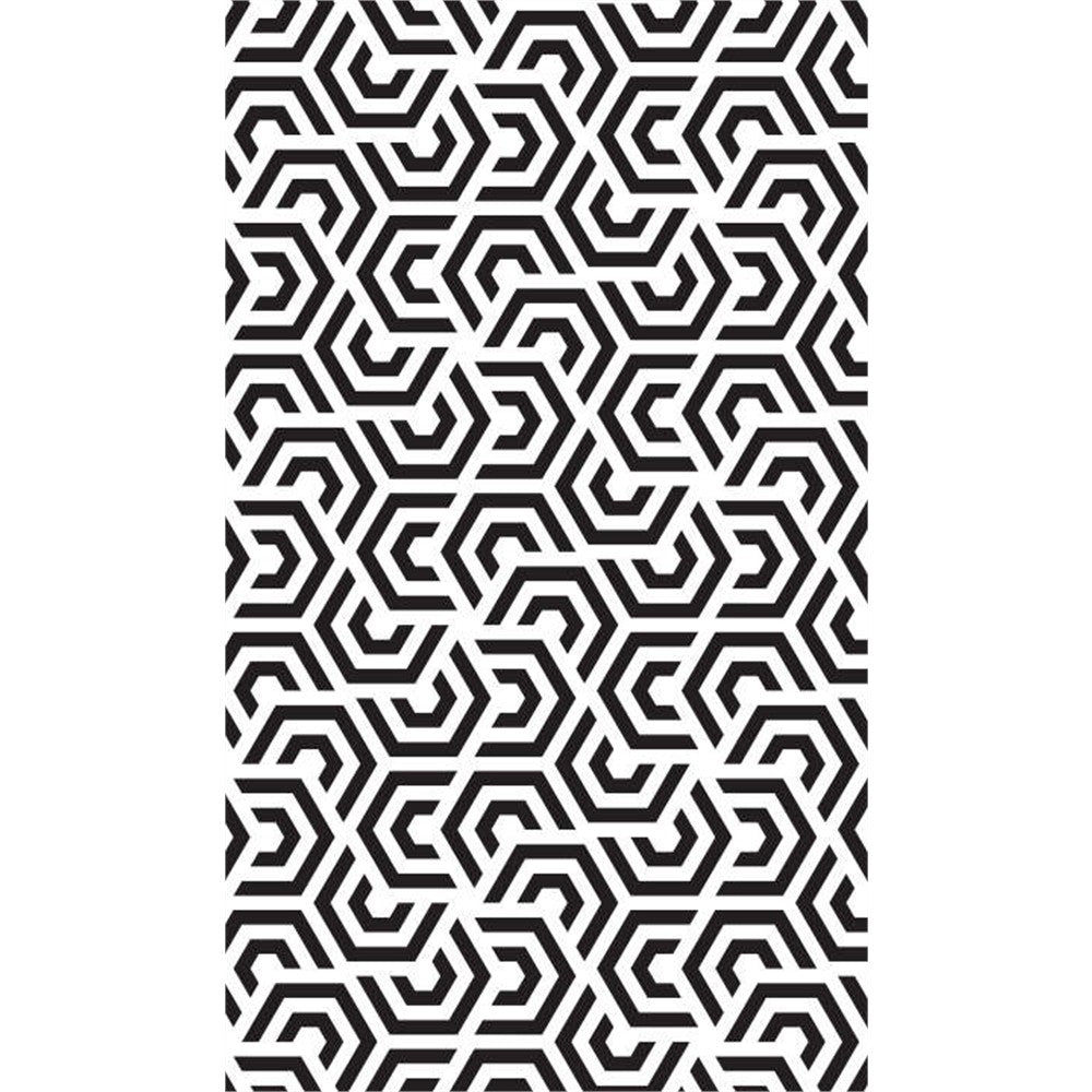 Panneau mural douche VIPANEL - Motif imprimé noir et blanc - Finition velvet
