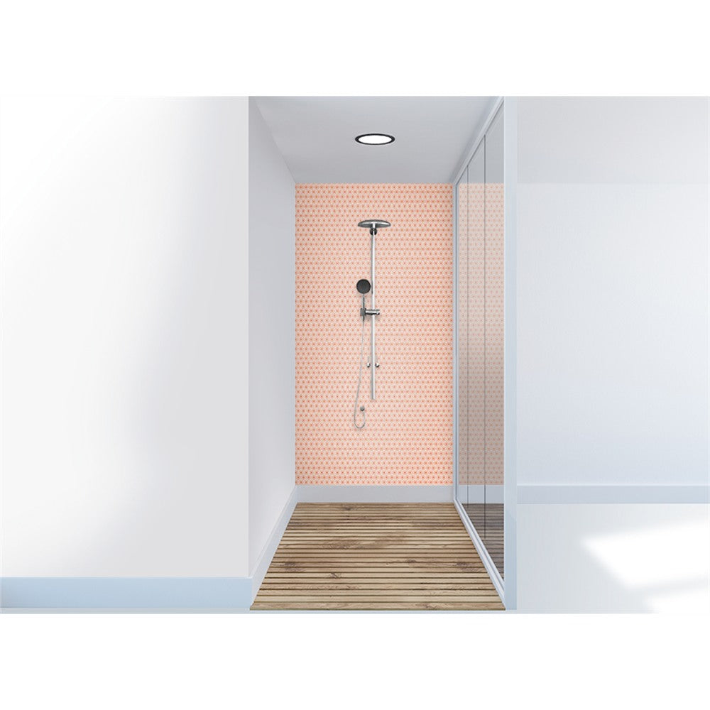 Panneau mural douche VIPANEL - Motif hexa - Finition velvet