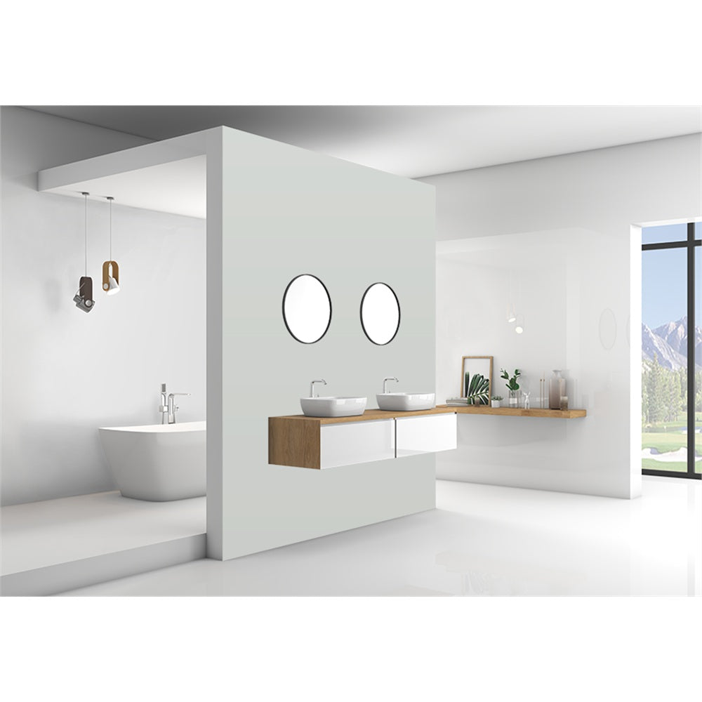 Panneau mural douche VIPANEL - Couleur Unie Pantone 420 C - Finition velvet