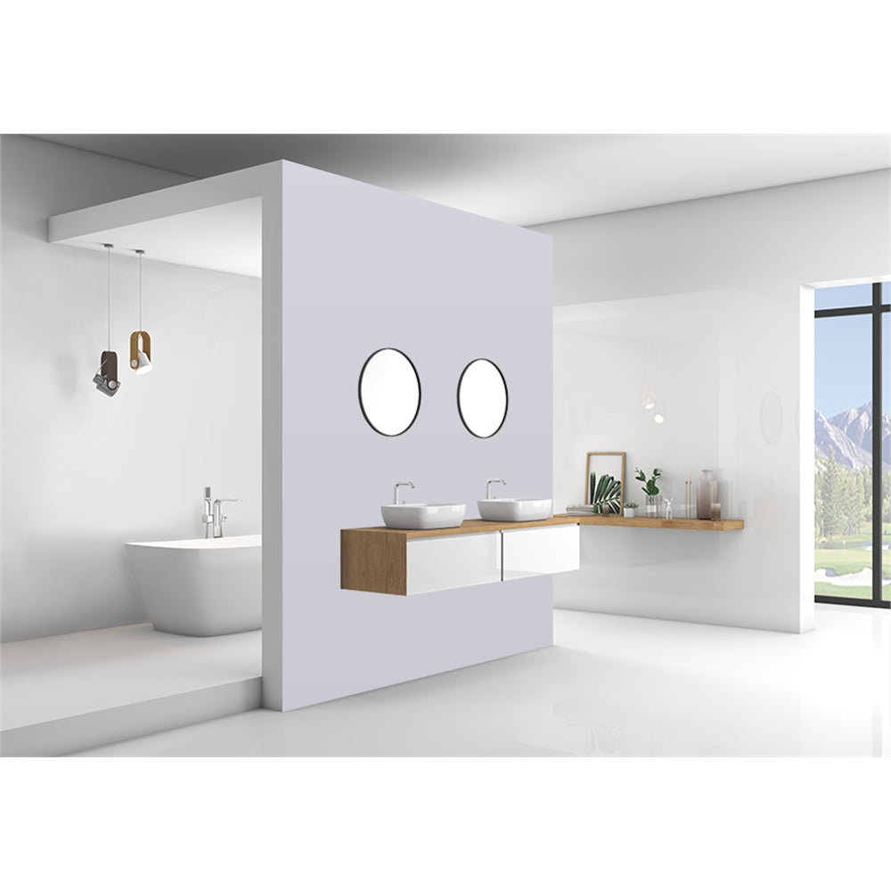 Panneau mural douche VIPANEL - Couleur Unie Pantone 5305 - Finition velvet