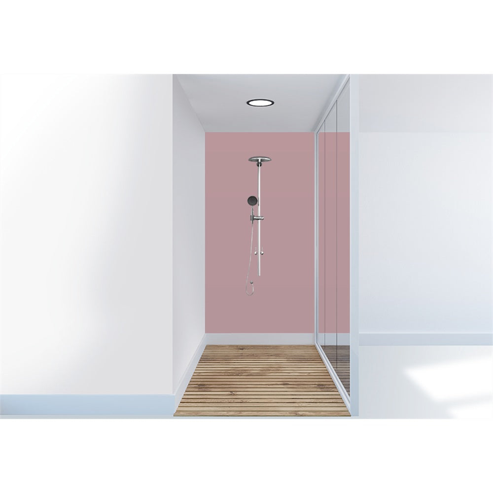 Panneau mural douche VIPANEL - Couleur Unie Pantone 696 - Finition velvet
