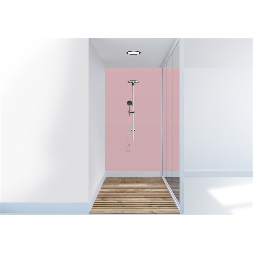 Panneau mural douche VIPANEL - Couleur Unie Pantone 694 - Finition velvet