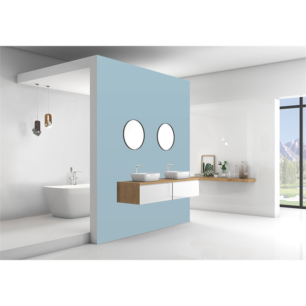 Panneau mural douche VIPANEL - Couleur Unie Pantone 549 - Finition velvet