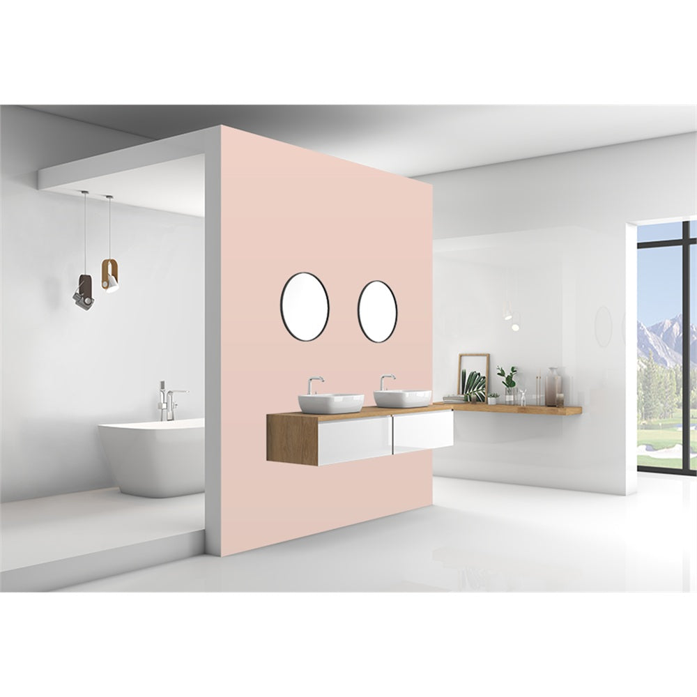 Panneau mural douche VIPANEL - Couleur unie Pantone 489 - Finition velvet