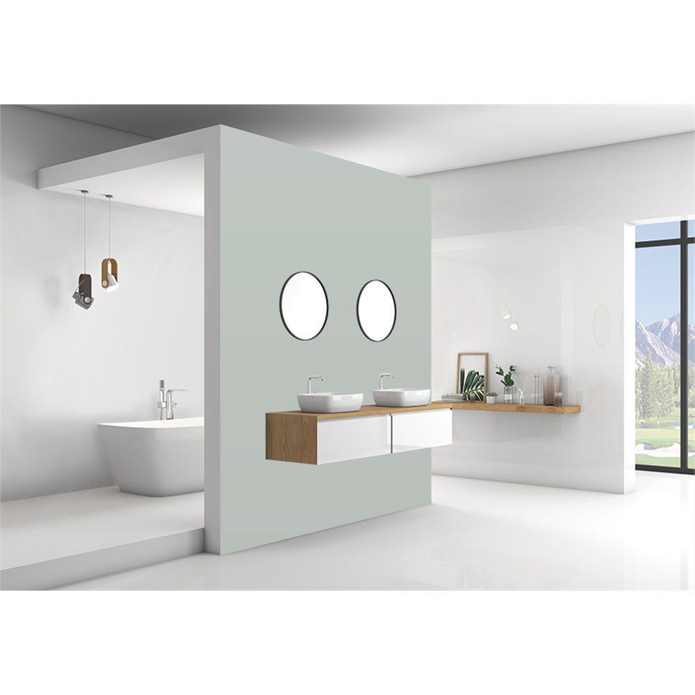 Panneau mural douche VIPANEL - Couleur unie Pantone 5645 - Finition velvet