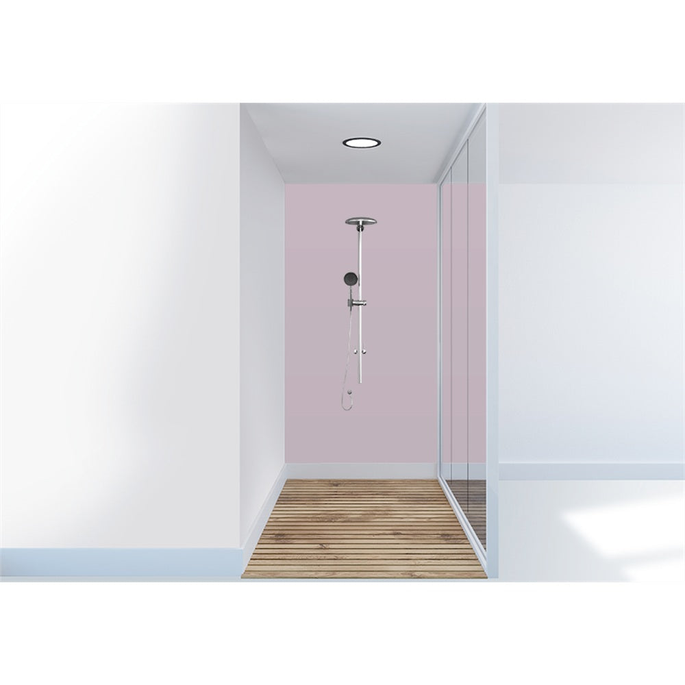 Panneau mural douche VIPANEL - Couleur unie Pantone 5215 - Finition velvet