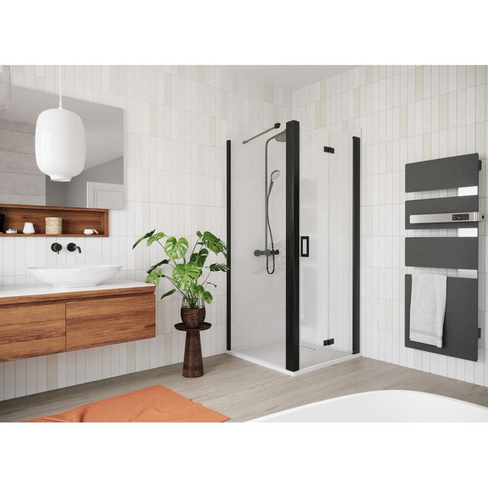 Panneau mural douche autoportant NICHEPANEL - Couleur Unie Blanc - Finition Mat - Sans niche