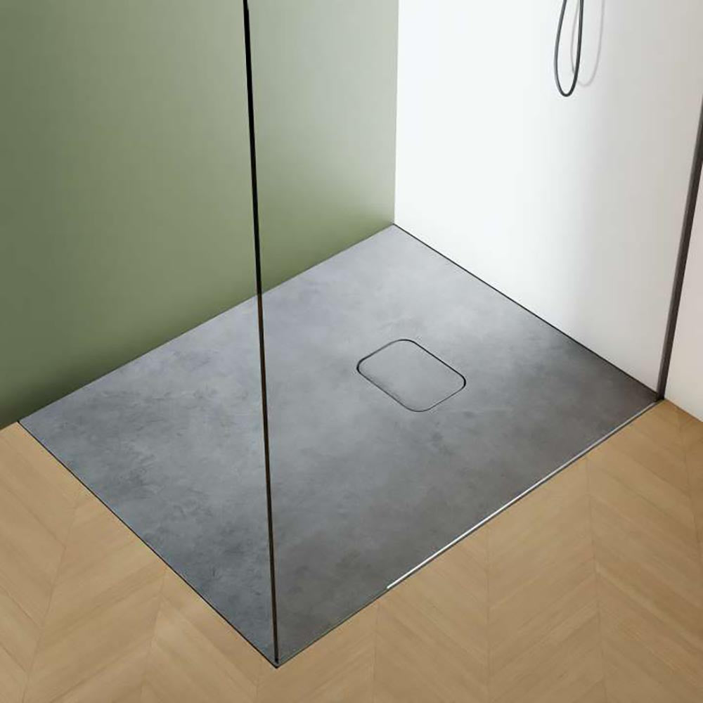 Receveur de douche écologique et léger NATURA SH, finition Soft Grey