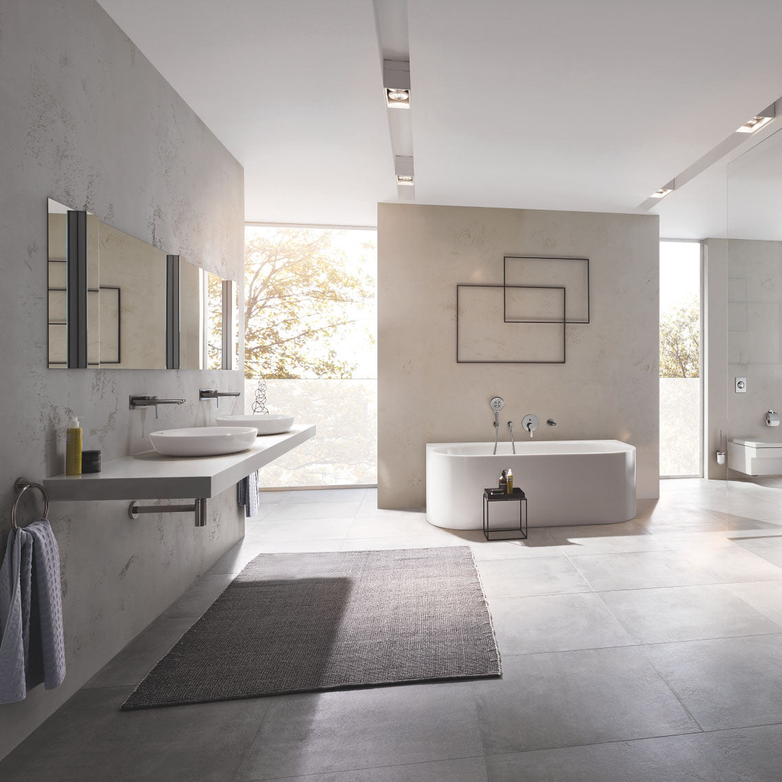 GROHE Pack mitigeur lavabo encastré + corps encastré pour mitigeur
