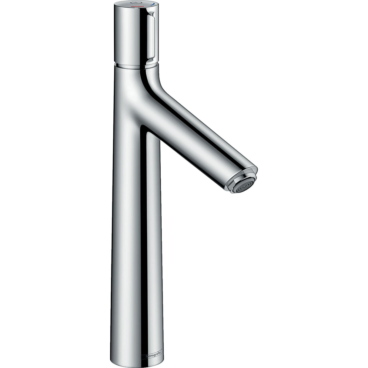 Mitigeur Hansgrohe, robinet lavabo chromé, design moderne, couleur argenté