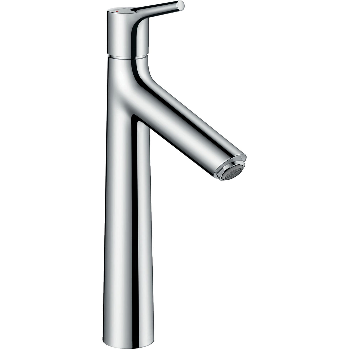 Mitigeur Hansgrohe, robinet lavabo, finition chromée argentée, design moderne