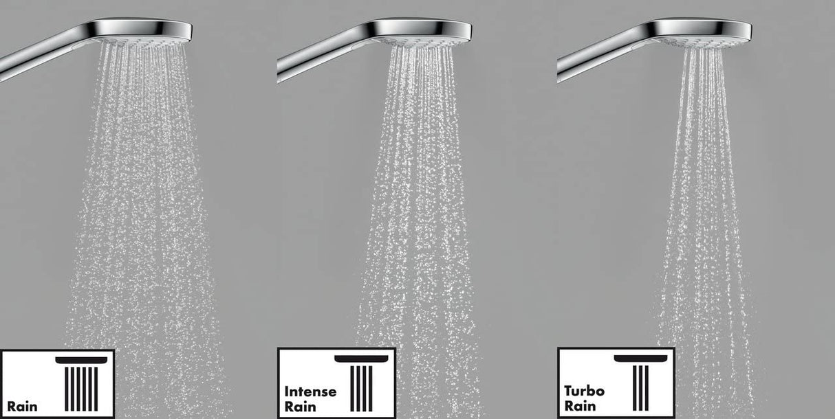 Douchette Grohe, type pommeau de douche, couleur chromé, trois jets différents