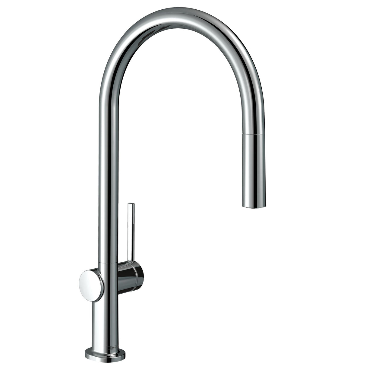 Mitigeur Grohe, robinet de cuisine, couleur chrome, design moderne et épuré.