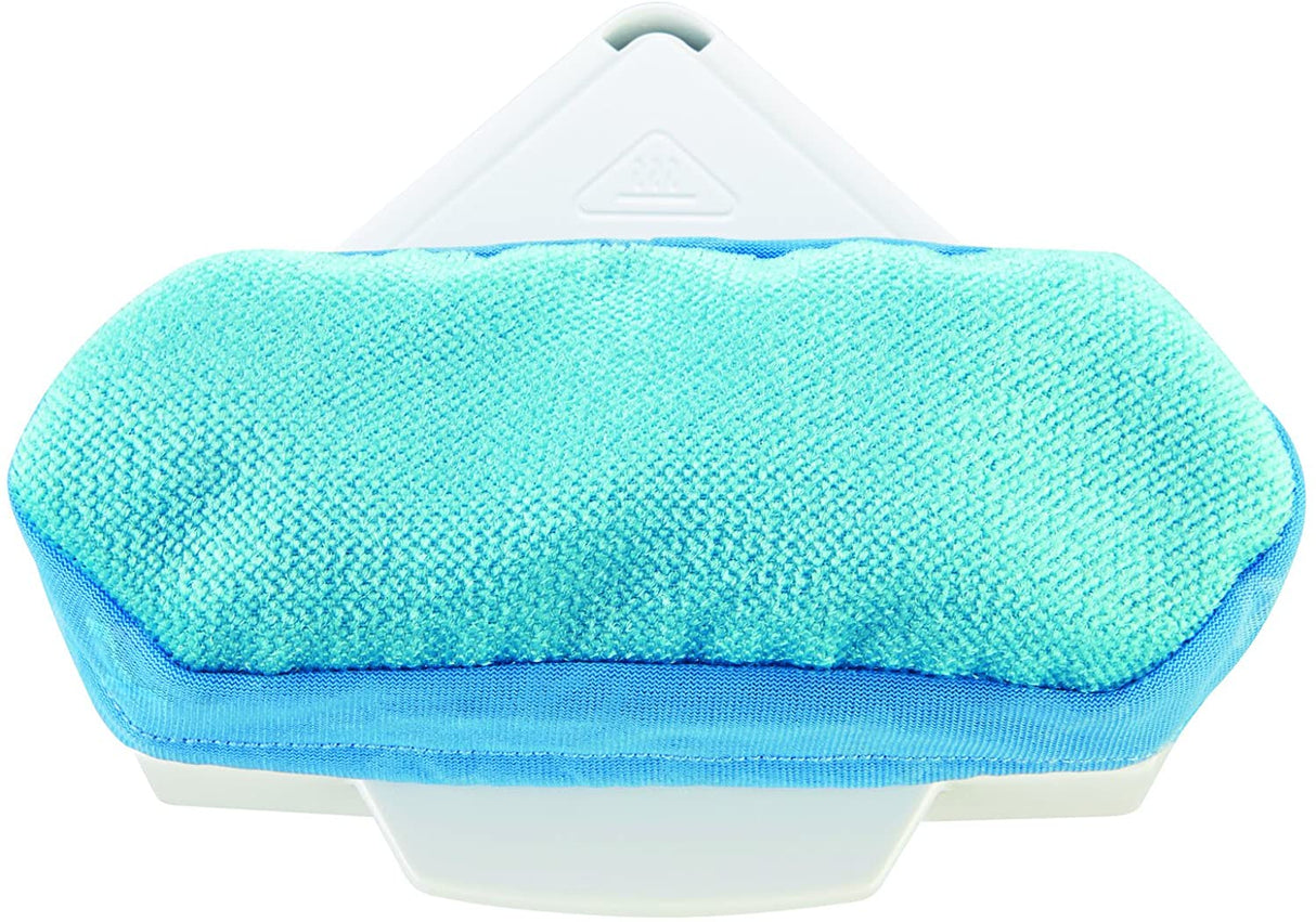 Tête de nettoyage Leifheit, accessoire bleu rectangulaire pour entretien sanitaire.