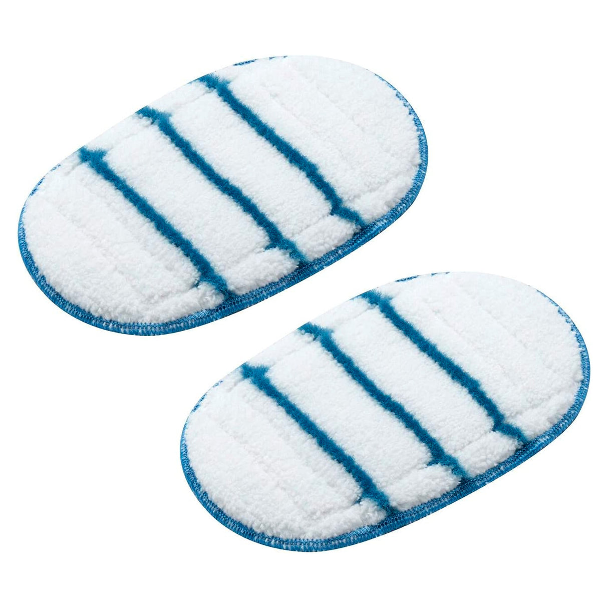 Lot de 2 patins de nettoyage Karcher, accessoires pour nettoyeur, blanc et bleu