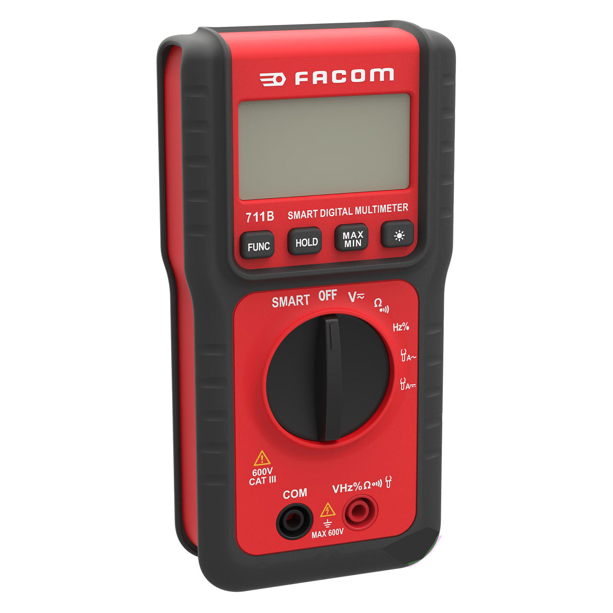 Multimètre numérique Facom, rouge et noir, type appareil de mesure électrique