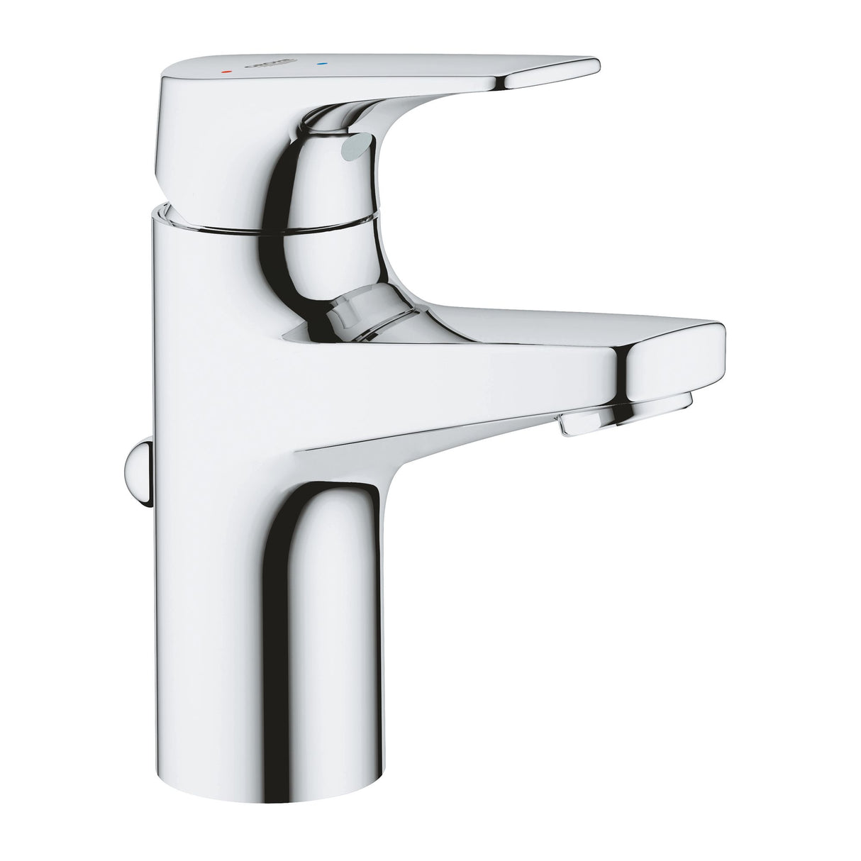 Mitigeur de lavabo Grohe, robinet salle de bain, finition chromée brillante