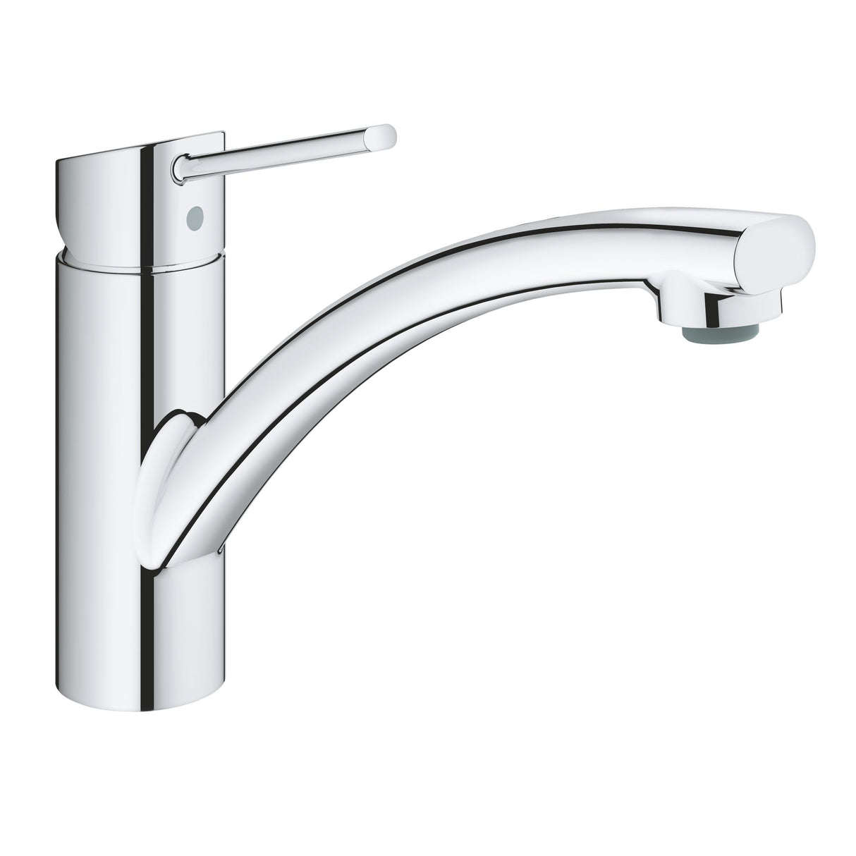 Mitigeur Grohe pour évier, robinet de cuisine, finition chromée, design moderne
