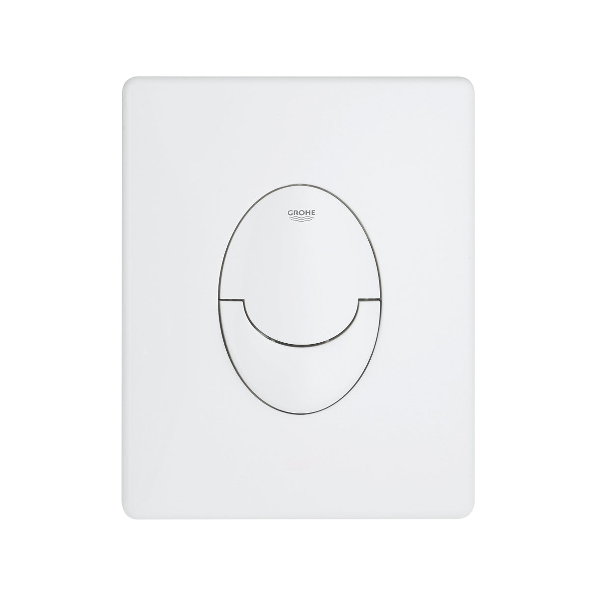 Plaque de déclenchement blanche Grohe pour WC, design moderne, couleur blanche