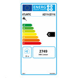 Étiquette énergie Atlantic, chauffe-eau, classe C, blanc