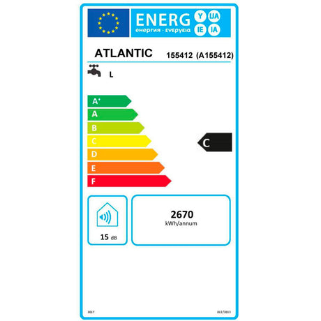 Chauffe-eau ATLANTIC ACI hybride Horizontal mural ZENEO - Mister PRO