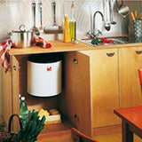 Chauffe-eau blanc Styx, appareil sanitaire sous évier, cuisine, marque Styx