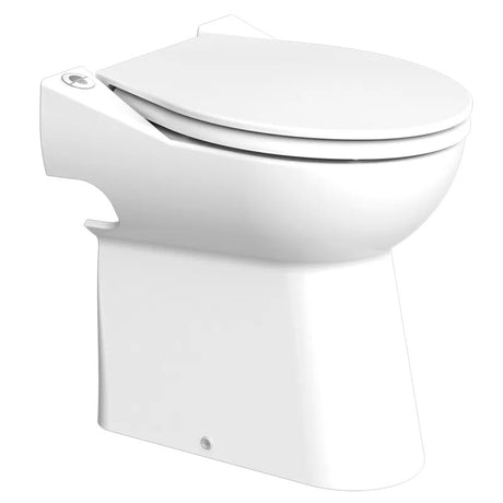 Cuvette WC compacte Sanicompact 43 Eco+ avec broyeur intégré de la marque SFA, design moderne et fonctionnelle.