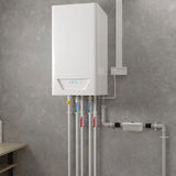 Neutraliseur SFA Sanineutral pour neutraliser condensats de gaz ou fioul, dispositif de traitement des gaz industriels.