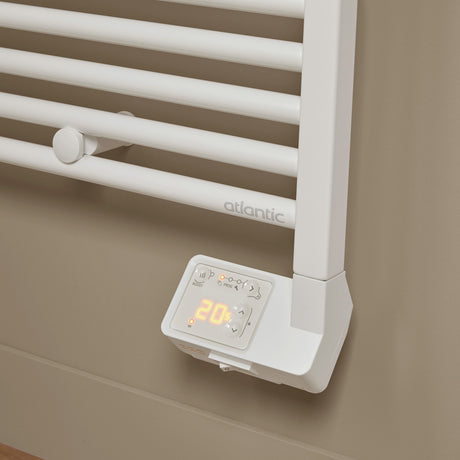 Sèche-serviettes ATLANTIC électrique Digital Blanc 2012 1000W - Mister PRO