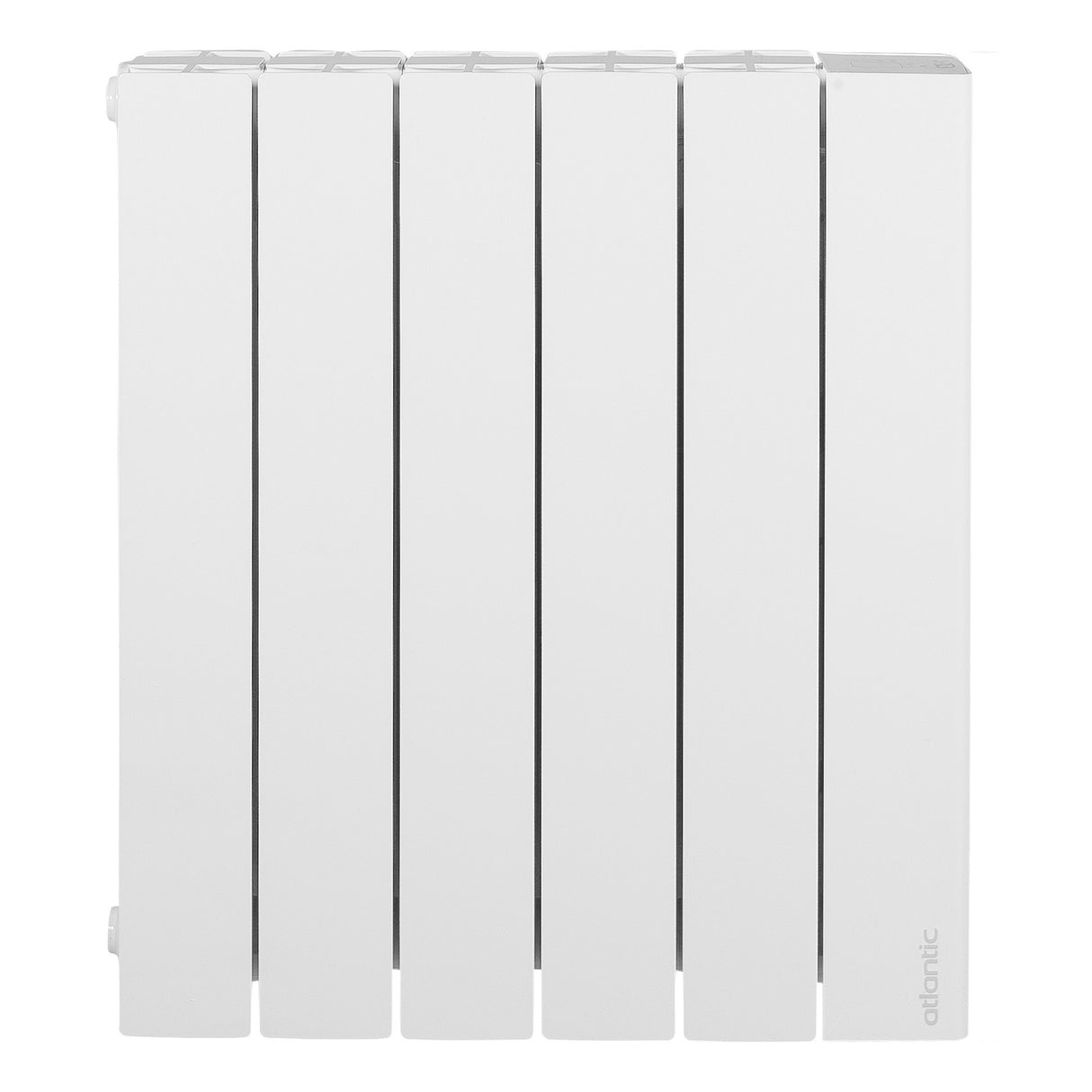 Radiateur Atlantic blanc à panneaux verticaux, chauffage électrique moderne