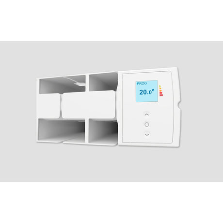 Thermostat mural blanc marque Atlantic, écran digital, régulateur de température