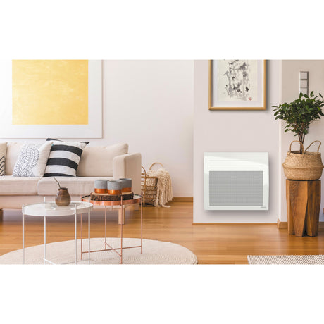 Radiateur ATLANTIC Rayonnant Digital Horizontal Blanc SOLIUS 750W - Mister PRO