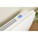 Radiateur blanc Thermor avec écran digital, chauffage électrique, couleur blanche