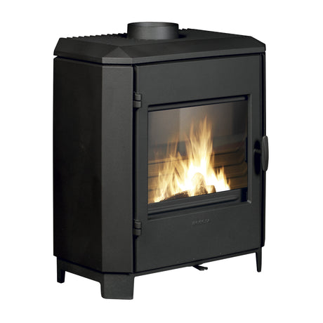 Invicta Poêle à bois en fonte Carolo flamme verte 7 Anthracite - 8kw - Mister PRO